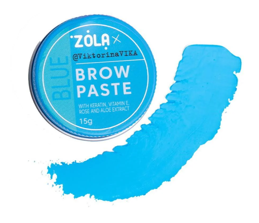 Контурная паста Zola Pink Brow Paste 15 г Голубой
