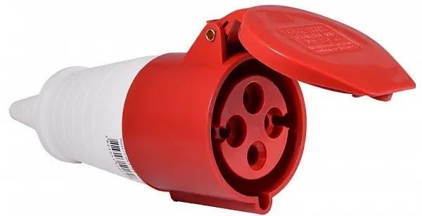 Переносная трехфазная розетка Loga ГП-224 32А 3Р+PE IP44