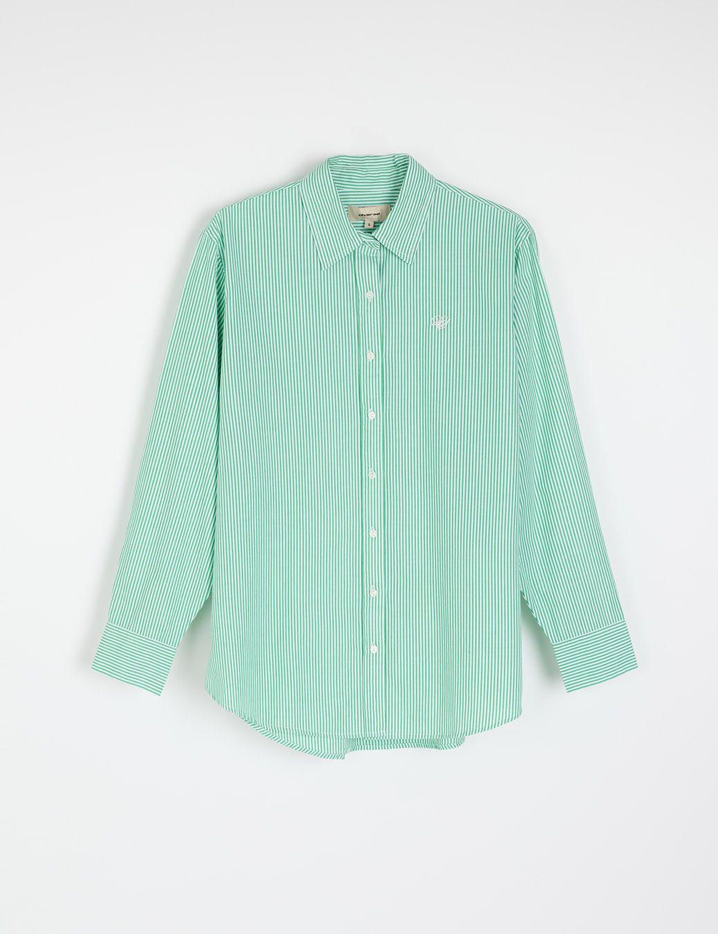 Сорочка жіноча Diverse MALIKE S Зелено-білий (5905384118769) - фото 5 Сорочка жіноча Diverse MALIKE S Зелено-білий (5905384118769) - фото 5