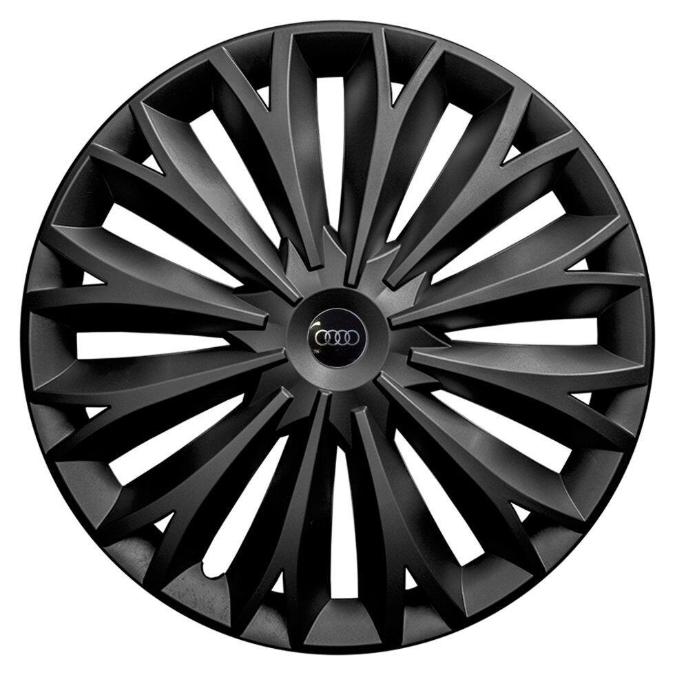 Комплект колпаков JAWOPLAST Sigma R15 для Audi 4 шт. Black (28434620)