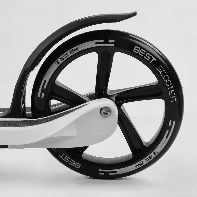 Самокат двоколісний Best Scooter 52753 Білий - фото 5 Самокат двоколісний Best Scooter 52753 Білий - фото 5
