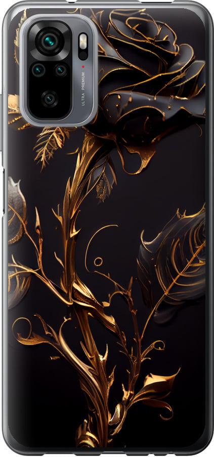 Чехол на Xiaomi Redmi Note 10 Роза 3 (5552t-2277-42517)