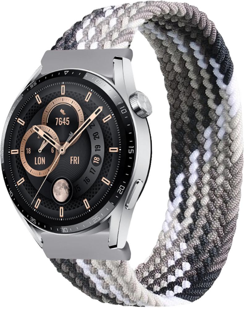 Ремешок Solo Loop Multi для Huawei Watch GT3 46 мм (145 мм) Black Silver (33665-03)
