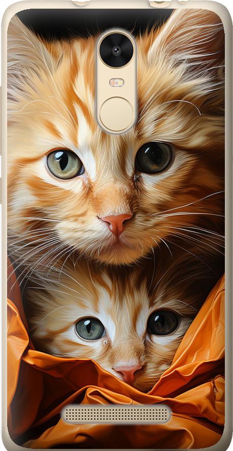 Чехол на Xiaomi Redmi Note 3 pro Котики 2 (5664t-335-42517)