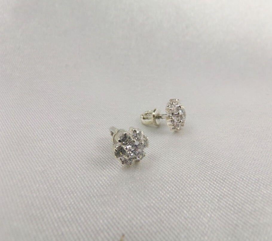 Пусеты 80179 Maxi Silver 6068 (86068)