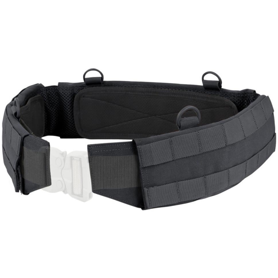 Пояс Condor Slim Battle Belt S з системою Molle без ременя Чорний (121160-002-S)