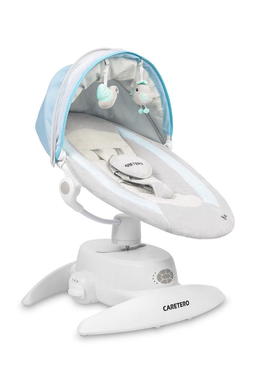 Качели-шезлонг детские Caretero Opti Blue (2475150240) - фото 2 Качели-шезлонг детские Caretero Opti Blue (2475150240) - фото 2