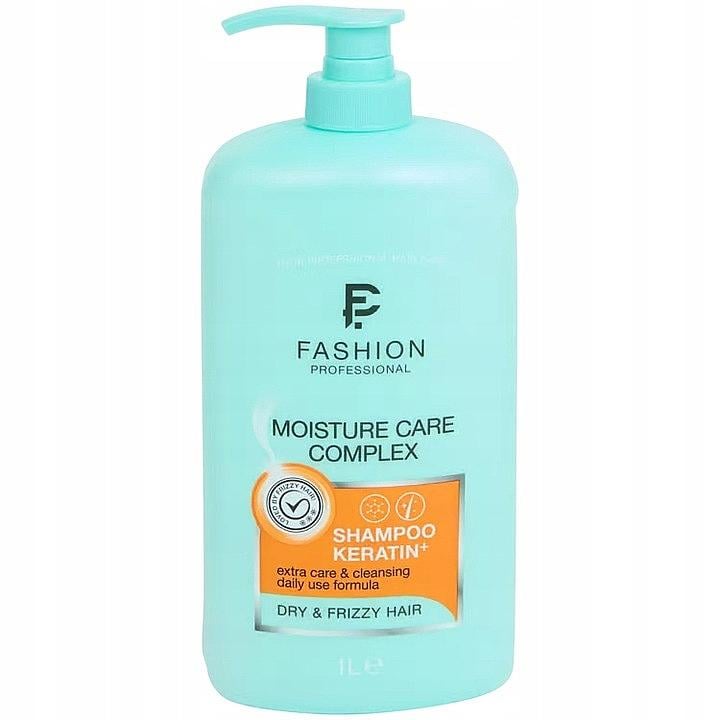 Шампунь для сухого волосся Fashion Professional Moisture Care Complex Shampoo Keratin+ 1000 мл (2855970743)