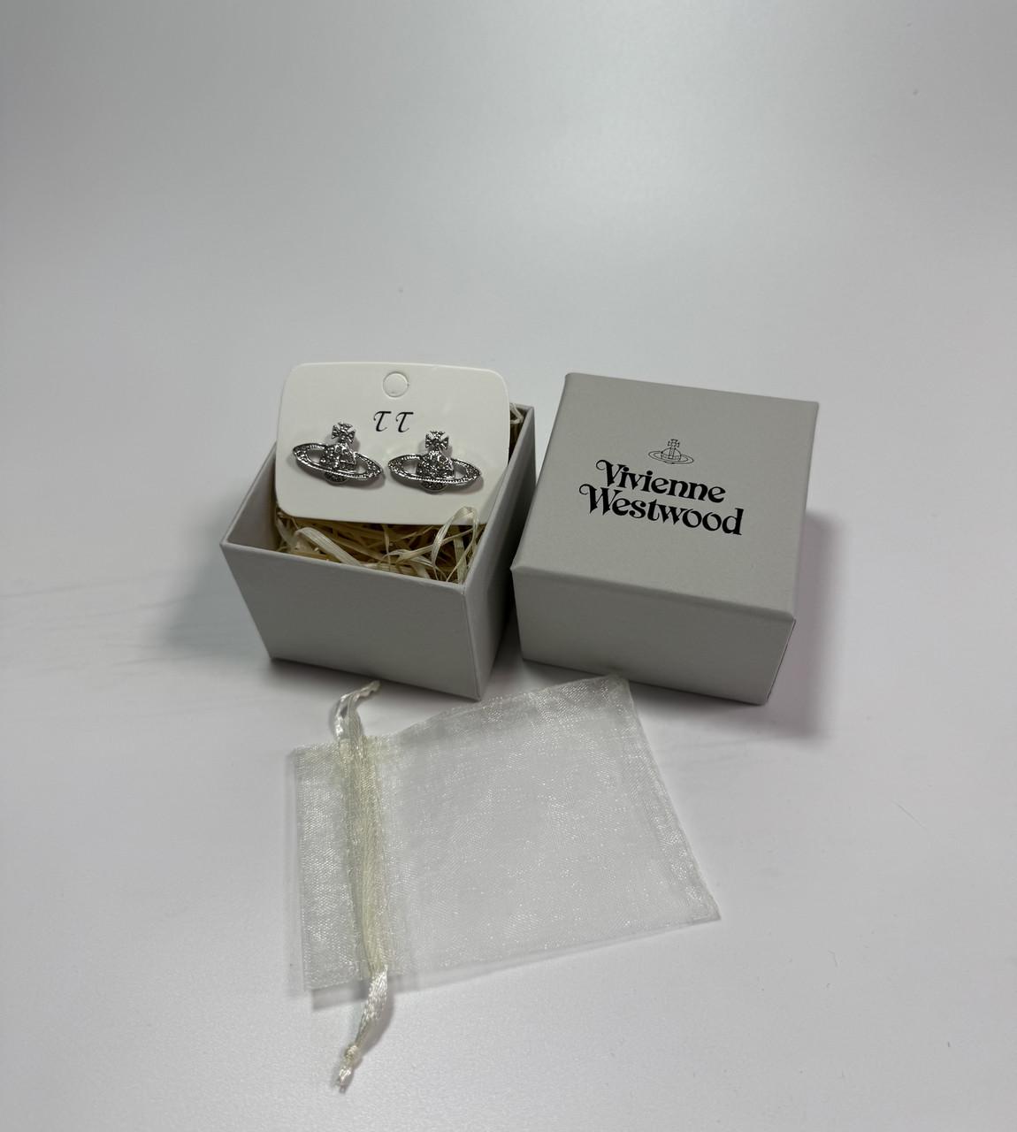 Серьги женские Vivienne Westwood Белый - фото 2 Серьги женские Vivienne Westwood Белый - фото 2