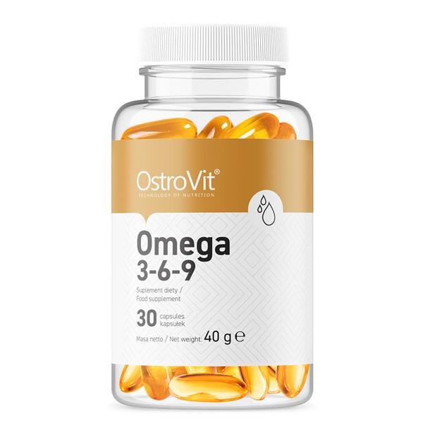 Жирные кислоты OstroVit Omega 3-6-9 30 капсул