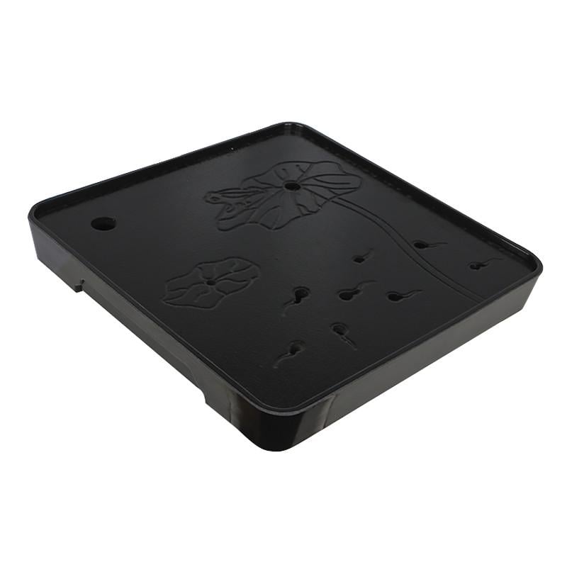 Чабань-доска для чайной церемонии квадратная Lesko #41 бамбуковая 28х28х3,4 см Black (24366440) Чабань-доска для чайной церемонии квадратная Lesko #41 бамбуковая 28х28х3,4 см Black (24366440)