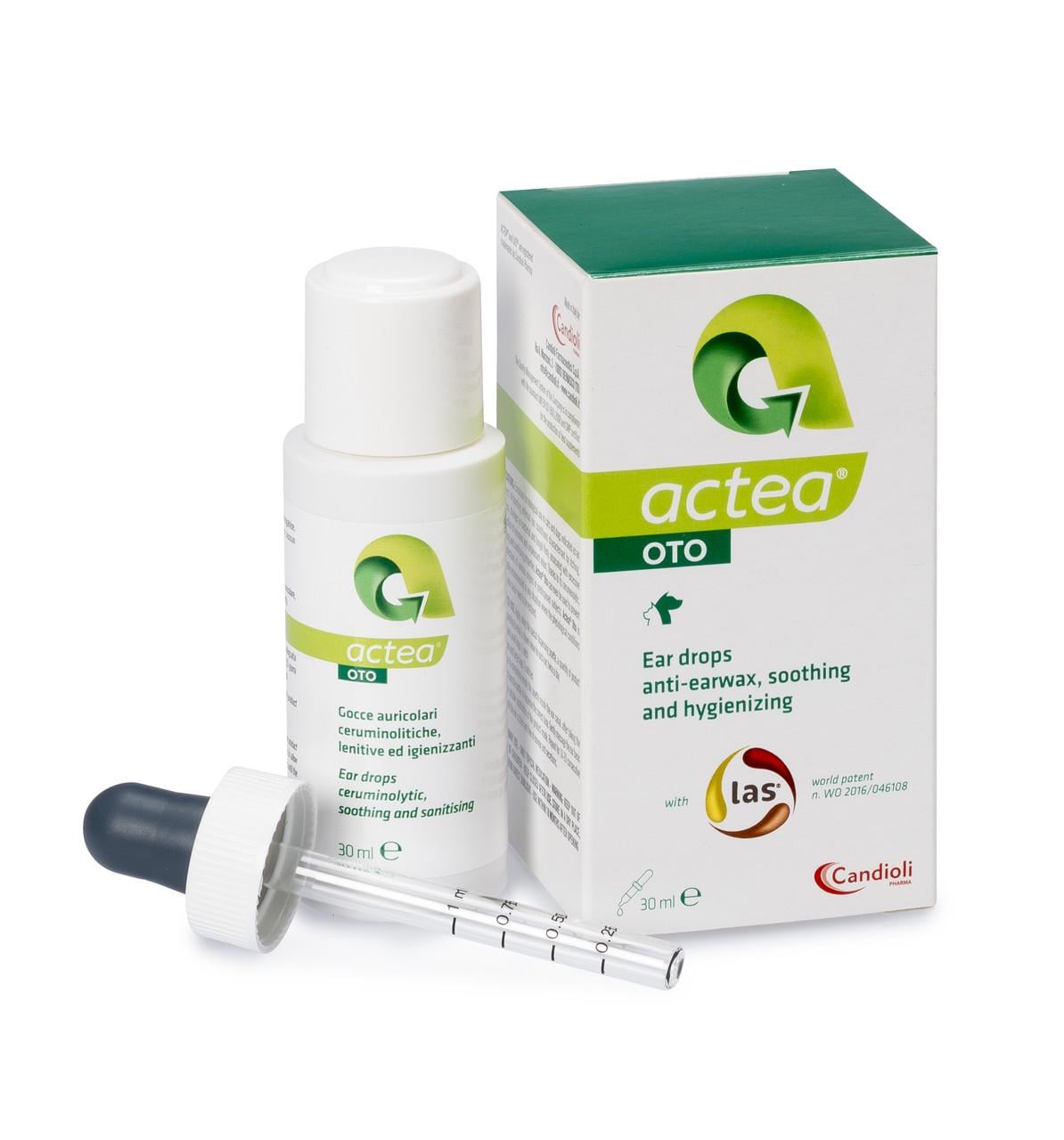 Капли Candioli Actea Оto для лечения отитов у собак и котов 30 мл (PA2273)