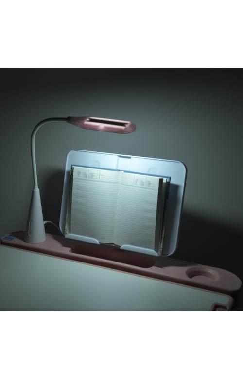 Дитяча парта одномісна зі стільчиком Bambi регульована з лампою та підставкою для книг M Біло-рожевий (5068-8-2) - фото 6 Дитяча парта одномісна зі стільчиком Bambi регульована з лампою та підставкою для книг M Біло-рожевий (5068-8-2) - фото 6