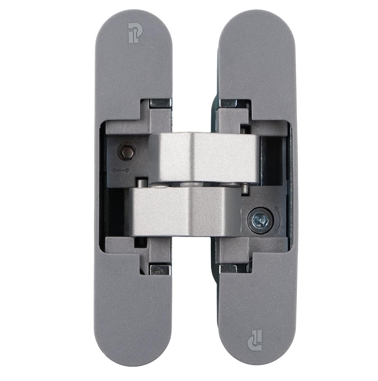 Петля скрытая Profitlock PL140 3D 24x110 мм для дверей 40 кг Хром матовый (PL140.SC) - фото 1 Петля скрытая Profitlock PL140 3D 24x110 мм для дверей 40 кг Хром матовый (PL140.SC) - фото 1