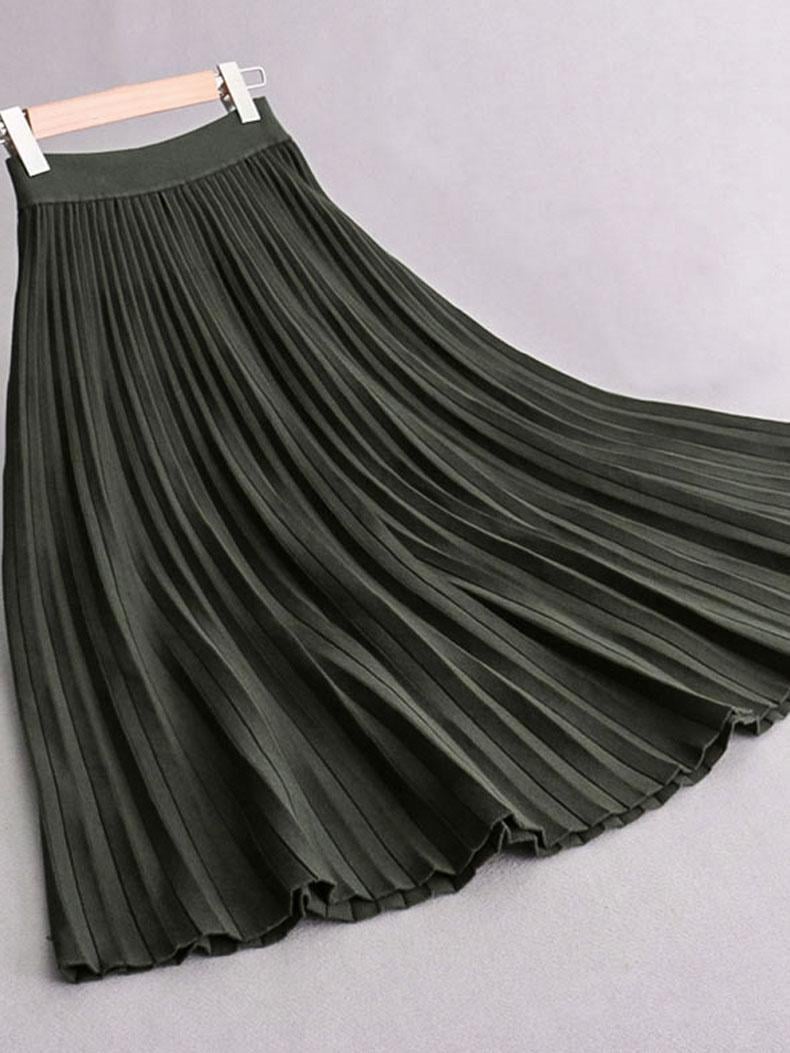 Юбка миди двусторонняя Forza Viva MW-KS-1889A трикотажная р. 44 Изумрудный (17852308) - фото 4 Юбка миди двусторонняя Forza Viva MW-KS-1889A трикотажная р. 44 Изумрудный (17852308) - фото 4