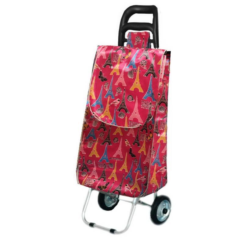 Хозяйственная тележка-сумка Stenson MH-1901 34x27x94 см до 25 кг Розовый (6de431b6) Хозяйственная тележка-сумка Stenson MH-1901 34x27x94 см до 25 кг Розовый (6de431b6)