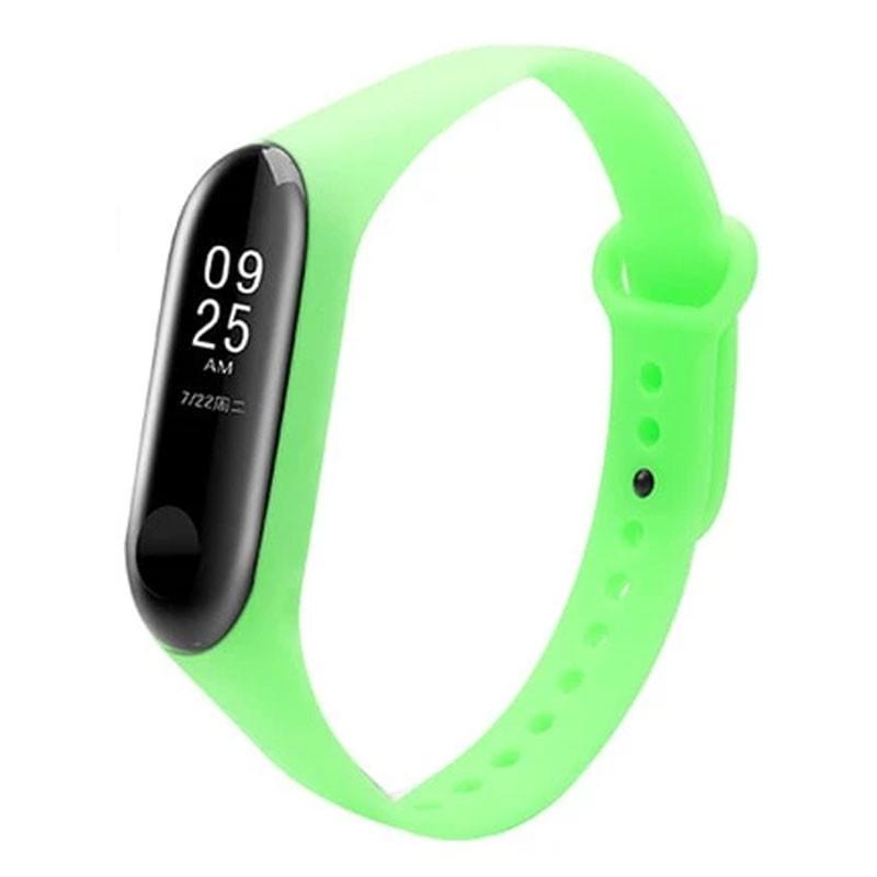 Ремінець силіконовий Neon для Xiaomi Mi Band 5/6 Салатовий (00000039437_5)