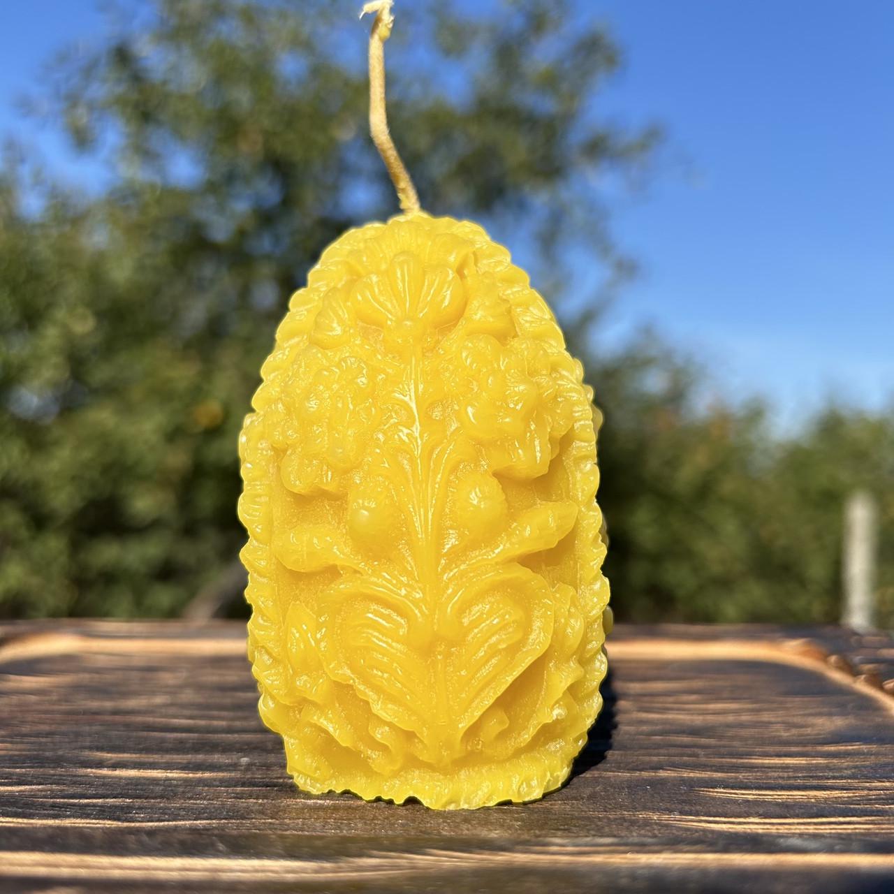 Свеча восковая Яйцо 9 см 135 г (1550839589)