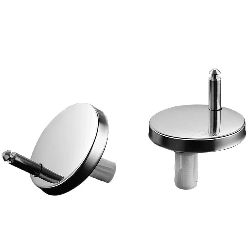 Комплект прихованих кріплень для сидіння та кришки унітаза 2 шт. Срібний (29504)