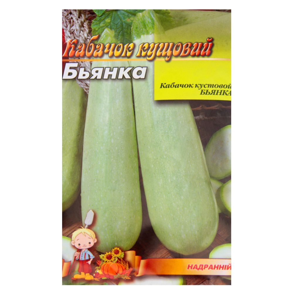 Семена кабачка Бьянка очень ранний кустовой 10 г (24199)