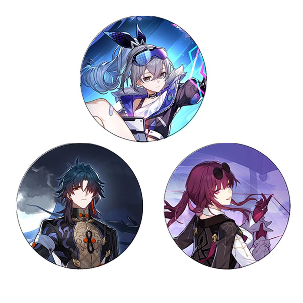 Значок Хонкай Стар Рейл 3 шт. (bs053)