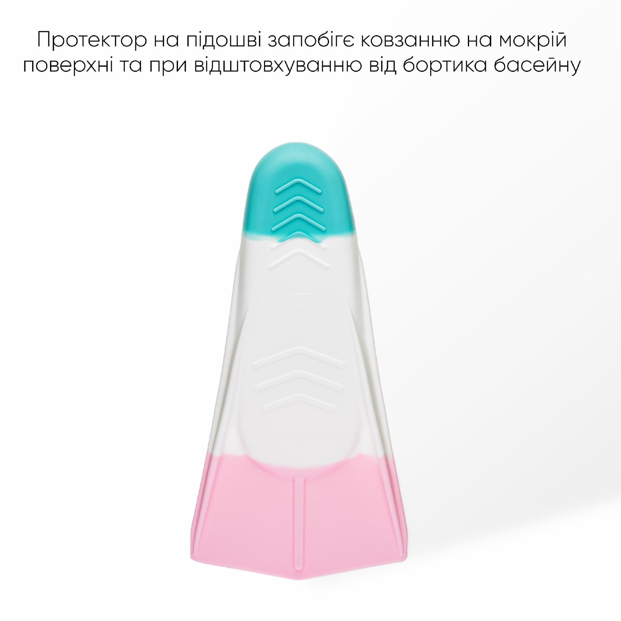 Ласти короткі для тренування в басейні Renvo Frio із закритою п'ятою р. 33-35 Різнокольоровий (SF100-65 33-35) - фото 6 Ласти короткі для тренування в басейні Renvo Frio із закритою п'ятою р. 33-35 Різнокольоровий (SF100-65 33-35) - фото 6