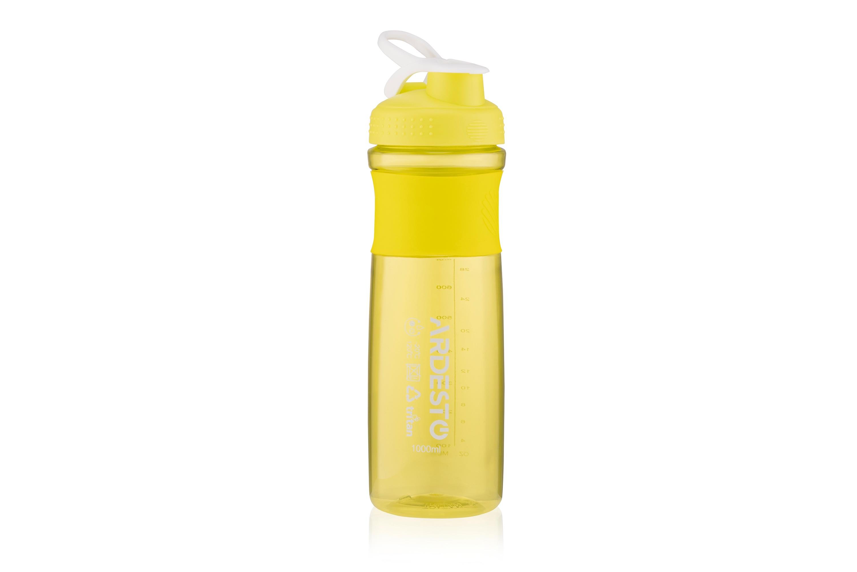 Пляшка Ardesto Smart bottle 1 л Жовтий (AR2204TZ) - фото 1