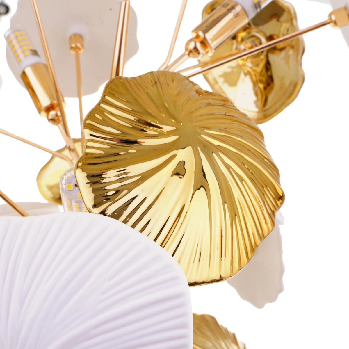 Торшер флористика Brille BKL-530F/9 G9 GD - фото 3 Торшер флористика Brille BKL-530F/9 G9 GD - фото 3