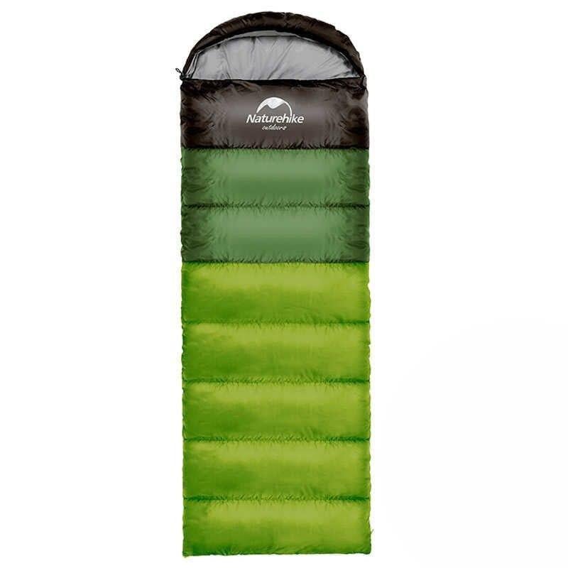 Спальный мешок Naturehike с капюшоном U150 NH17S010-D Green