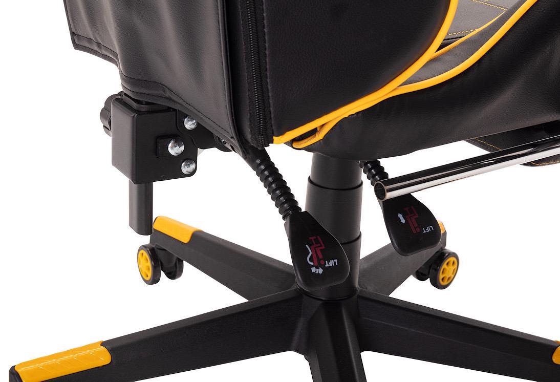 Кресло компьютерное Infini № 16 Черный/Желтый (10627315) - фото 10 Кресло компьютерное Infini № 16 Черный/Желтый (10627315) - фото 10