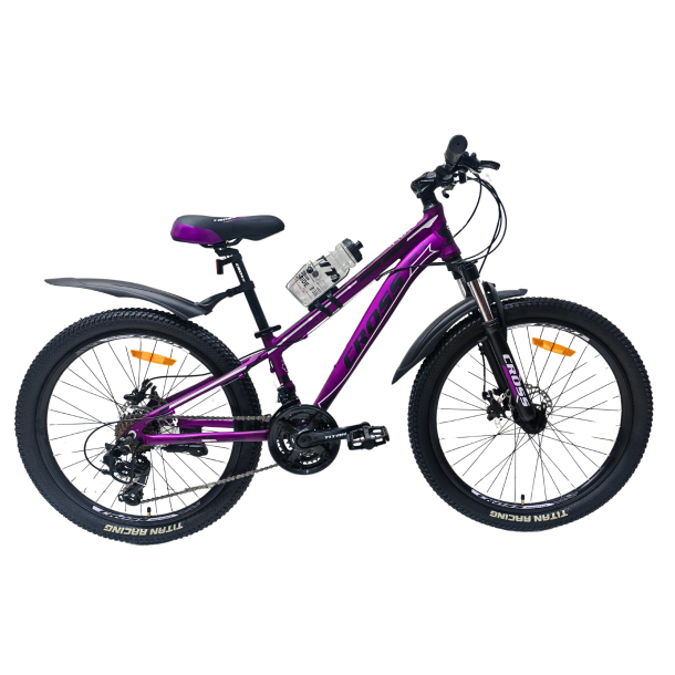 Велосипед Cross Hunter 24" 12,5" Фиолетовый (2537131599)