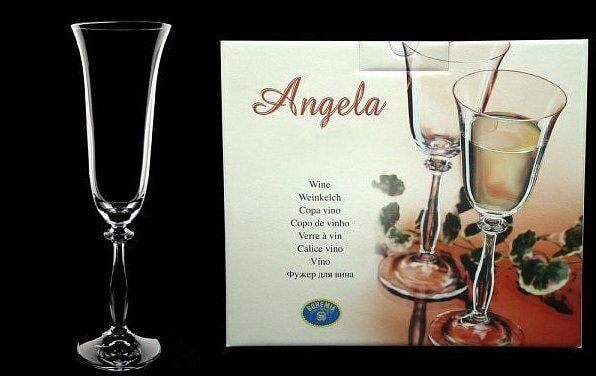 Бокали для шампанського Bohemia Angela 190 мл 6 шт. (40600-190) - фото 2 Бокали для шампанського Bohemia Angela 190 мл 6 шт. (40600-190) - фото 2