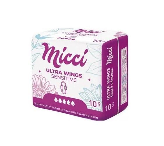 Гигиенические прокладки Micci Ultra Sensitive 5 капель 10 шт. (300126)