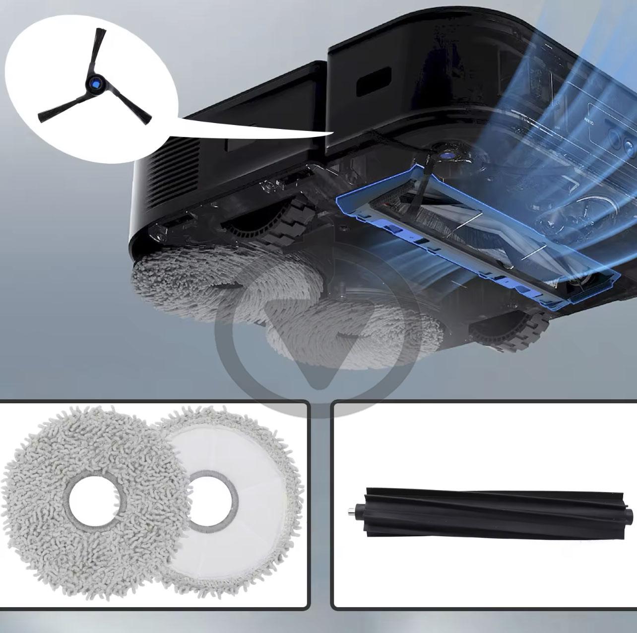 Комплект аксесуарів для Ecovacs Deebot X2 Omni/X2 Pro/X2 12 шт. - фото 10 Комплект аксесуарів для Ecovacs Deebot X2 Omni/X2 Pro/X2 12 шт. - фото 10