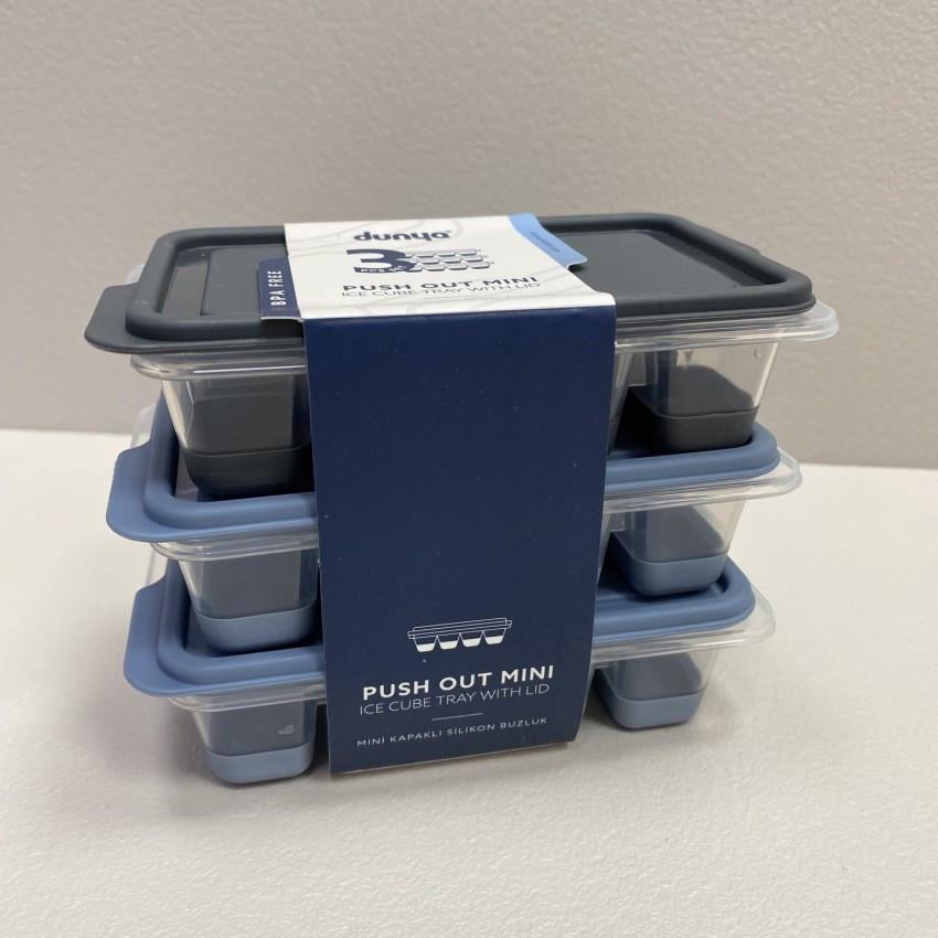 Набор форм для льда Dunya Plastik Mini 16016-2 12,6x7,2x3,2 см 3 шт. (2180196077)