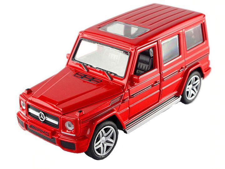 Игрушечная автомобильная моделька АвтоСвіт MERCEDES-BENZ G63 AMG инерционная из металла 20 см Красный (150-98-AP-1758RD)