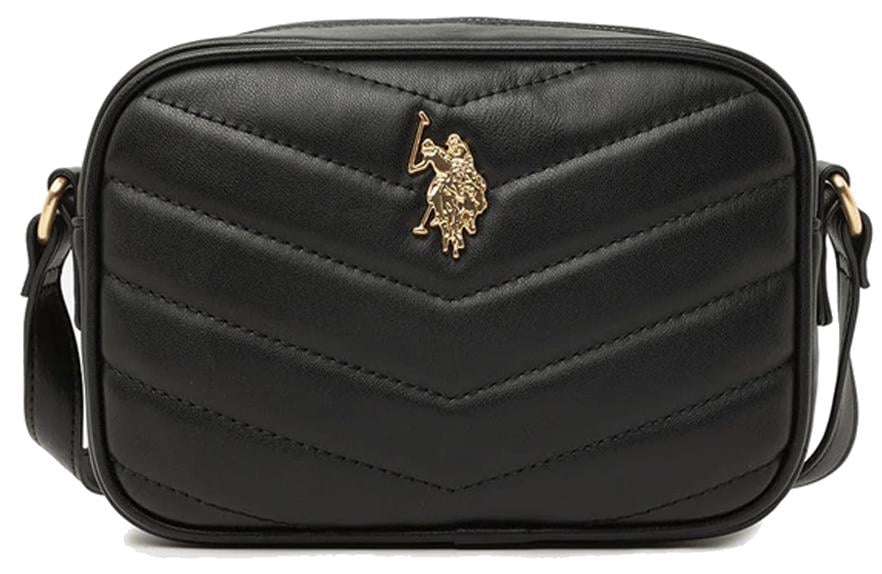 Сумка крос-боді U.S. POLO ASSN. QUILTED V Чорний (0328) - фото 1