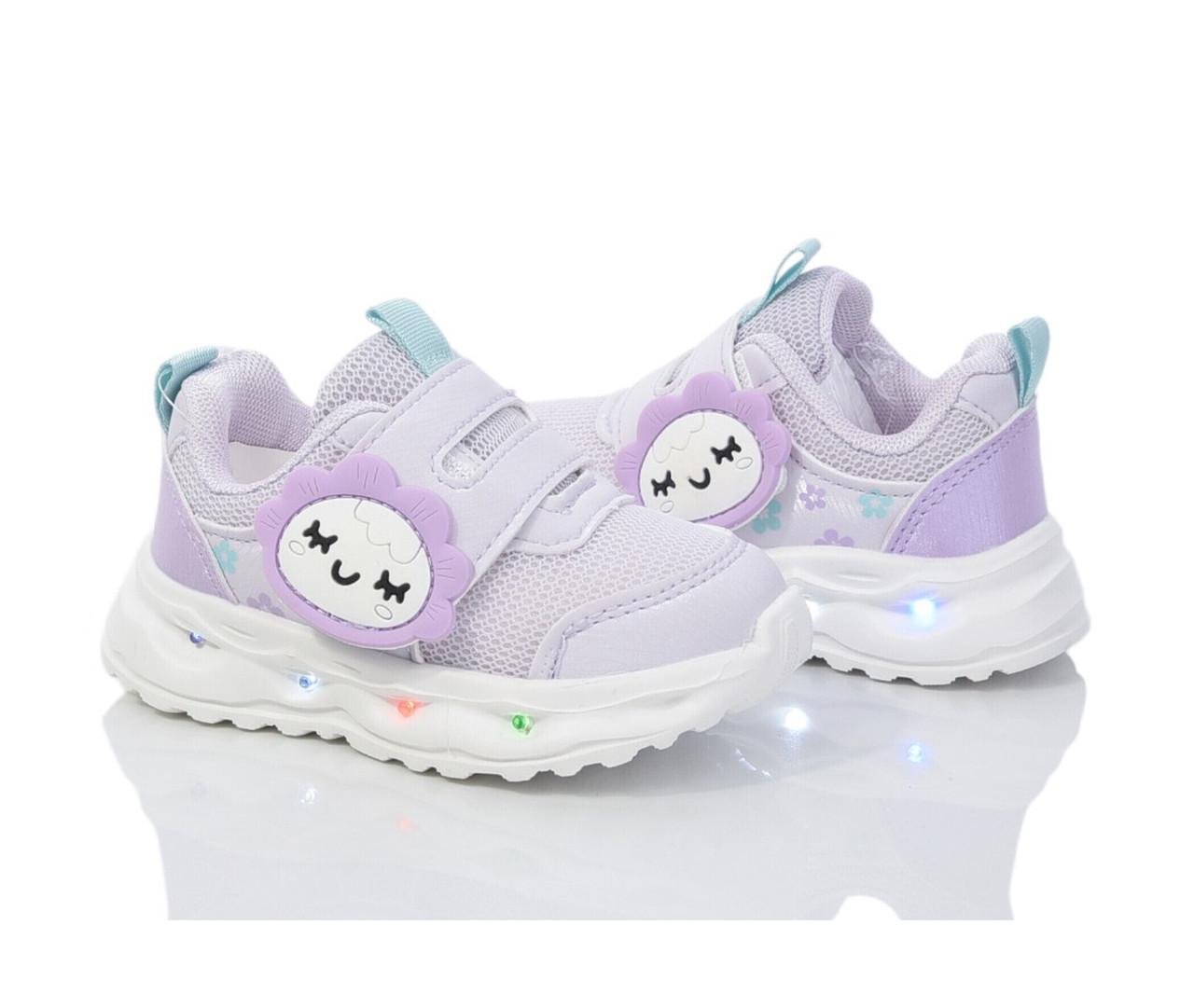 Кроссовки для девочек  Tom.m 11482E/25 р. 25 Сиреневый