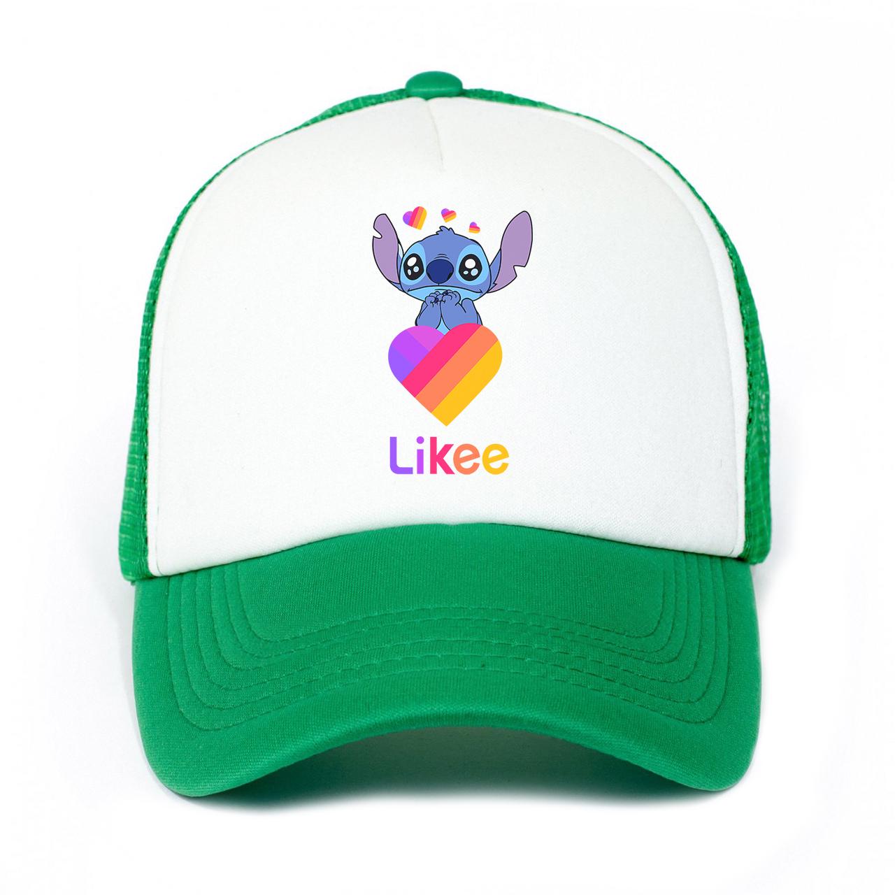 Кепка тракер дитяча Stitch Likee Зелений (33404-1596-KG)