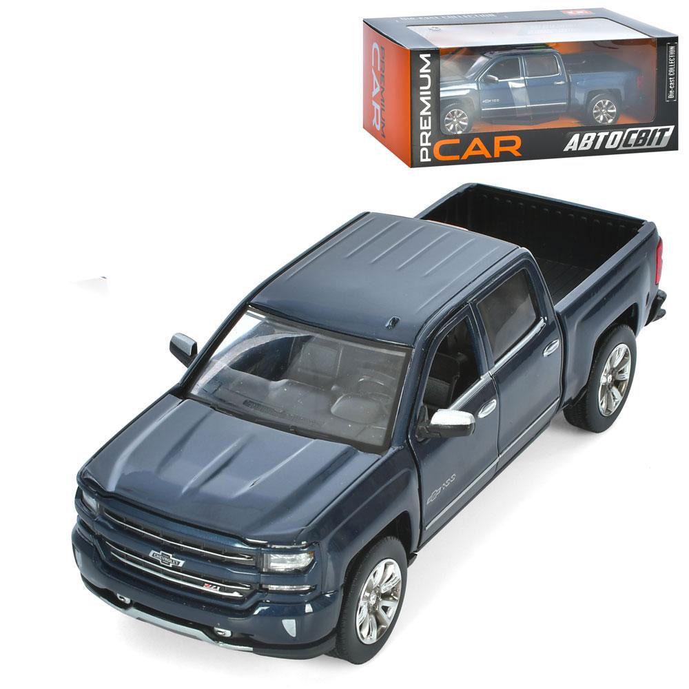 Игрушечная машинка АвтоМир Chevrolet Silverado Centennial 1:24 металлическая (AP-1948) - фото 9