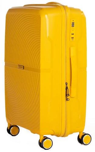 Чемодан пластиковый Horoso 36 л Желтый (super54_S10853S yellow) Чемодан пластиковый Horoso 36 л Желтый (super54_S10853S yellow)