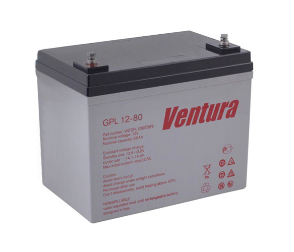 Аккумуляторная батарея Ventura GPL 12-80 12V 80Ah (1866639006)
