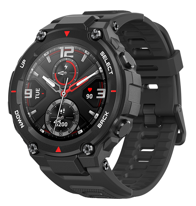 Часы смарт Amazfit T-Rex Rock A1919 Black Часы смарт Amazfit T-Rex Rock A1919 Black