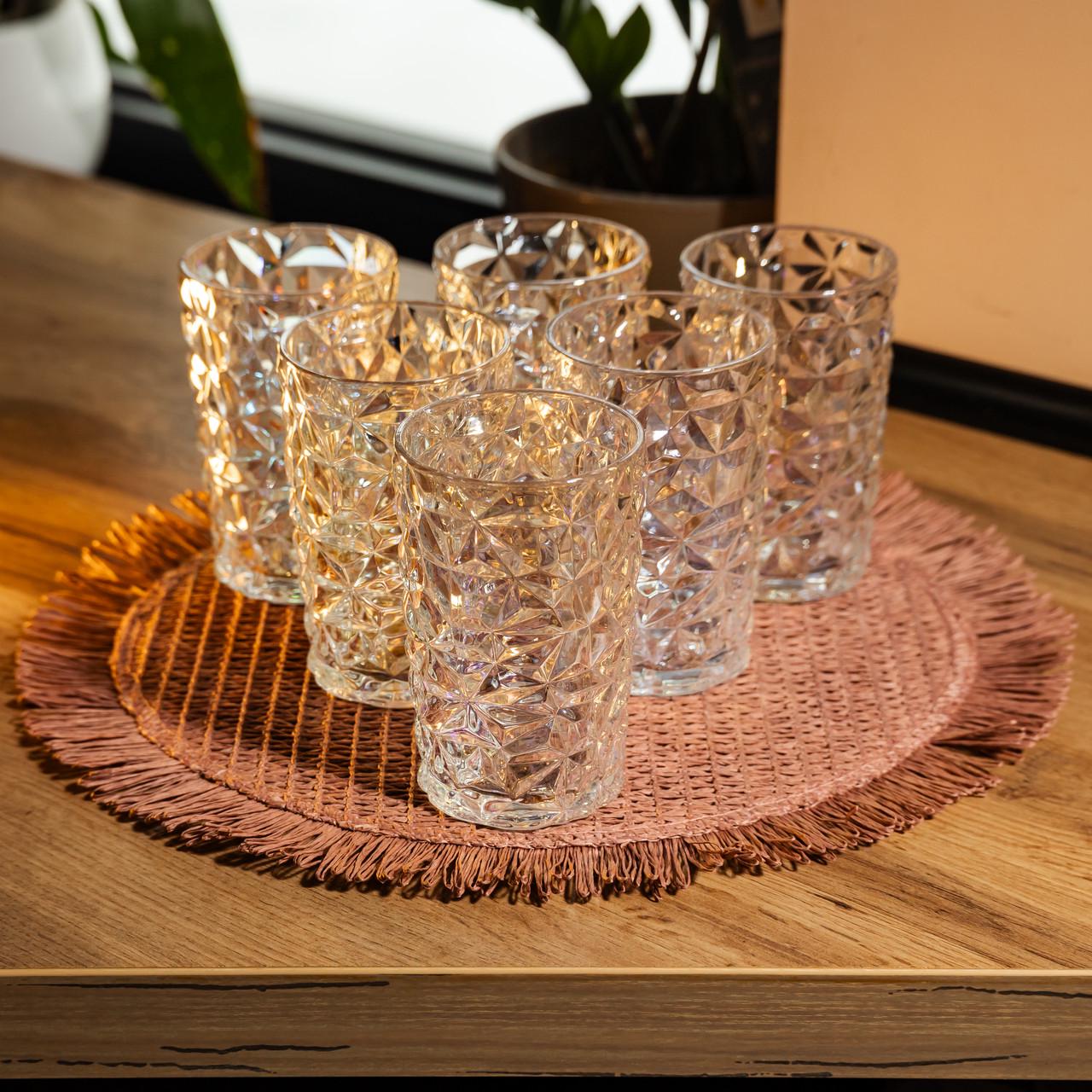 Набор стаканов Crushed Ice 6 штук 350 мл (HP-19-167)