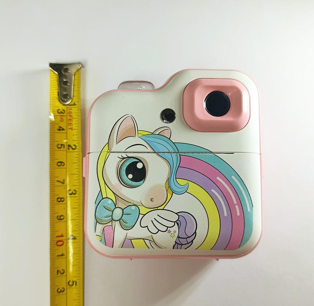 Фотоаппарат детский единорог с термопринтером - фото 5