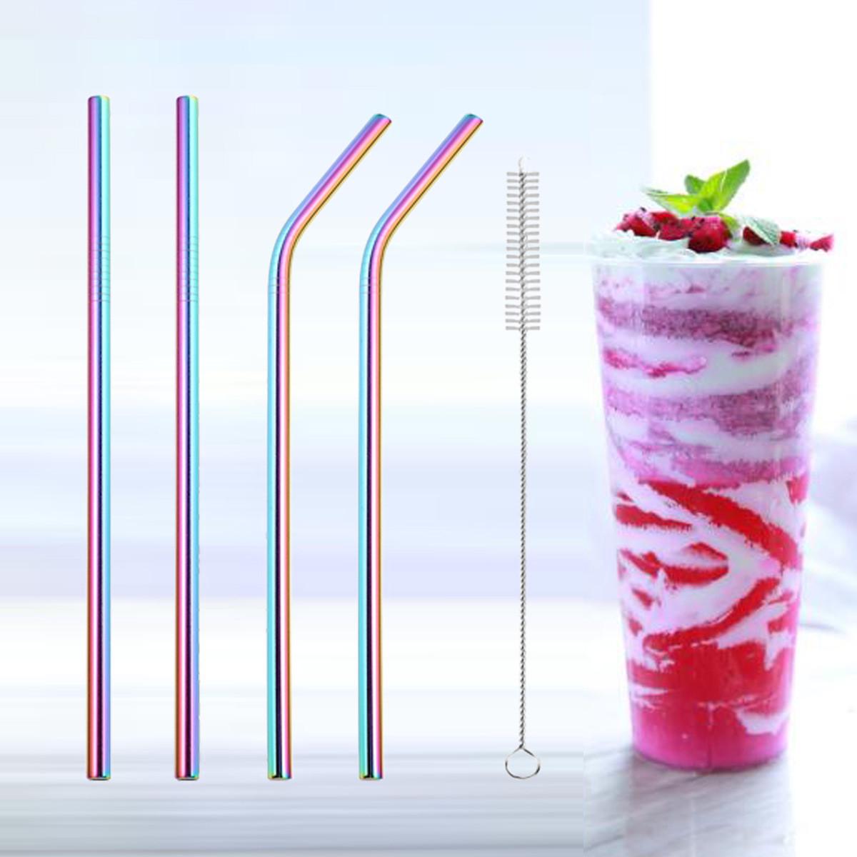 Набор металлических трубочек для фреша 6002 6 пр. хамелеон (4259102) - фото 2 Набор металлических трубочек для фреша 6002 6 пр. хамелеон (4259102) - фото 2