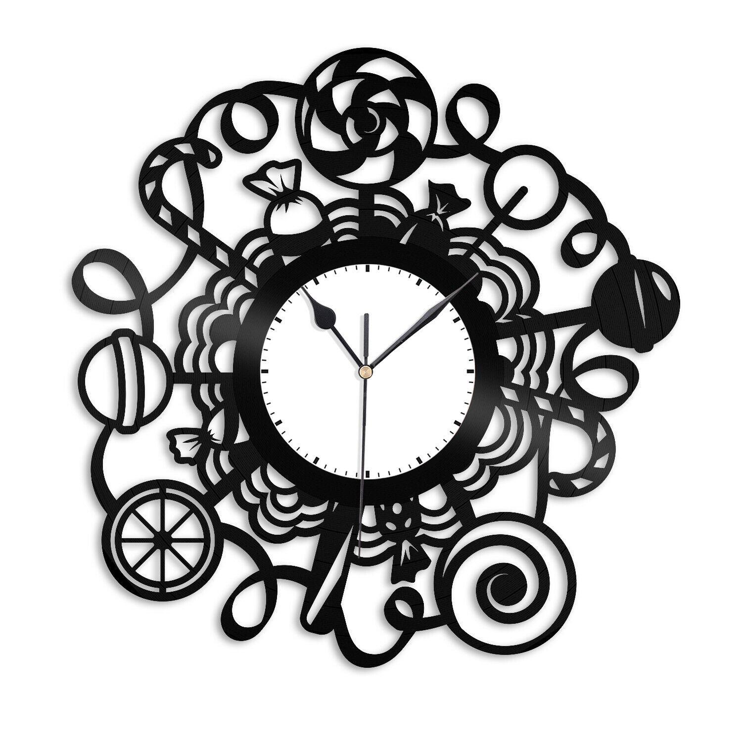 Часы настенные Леденцы 1714 из виниловой пластинки