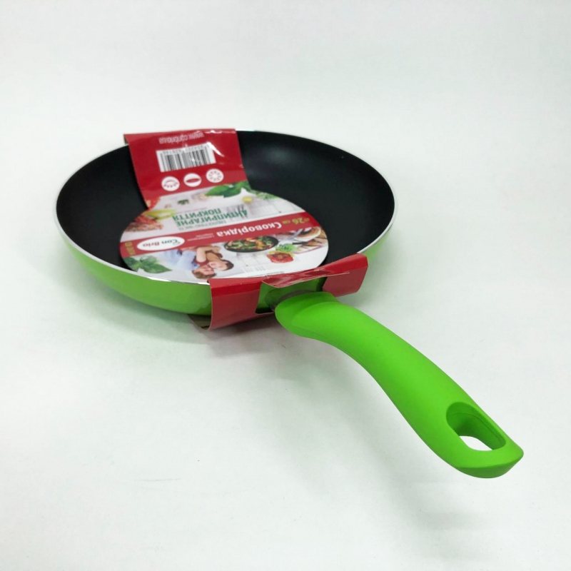 Сковорода Con Brio CB-2614 антипригарное покрытие XYLAN 26 см Green (tf5174) - фото 7 Сковорода Con Brio CB-2614 антипригарное покрытие XYLAN 26 см Green (tf5174) - фото 7