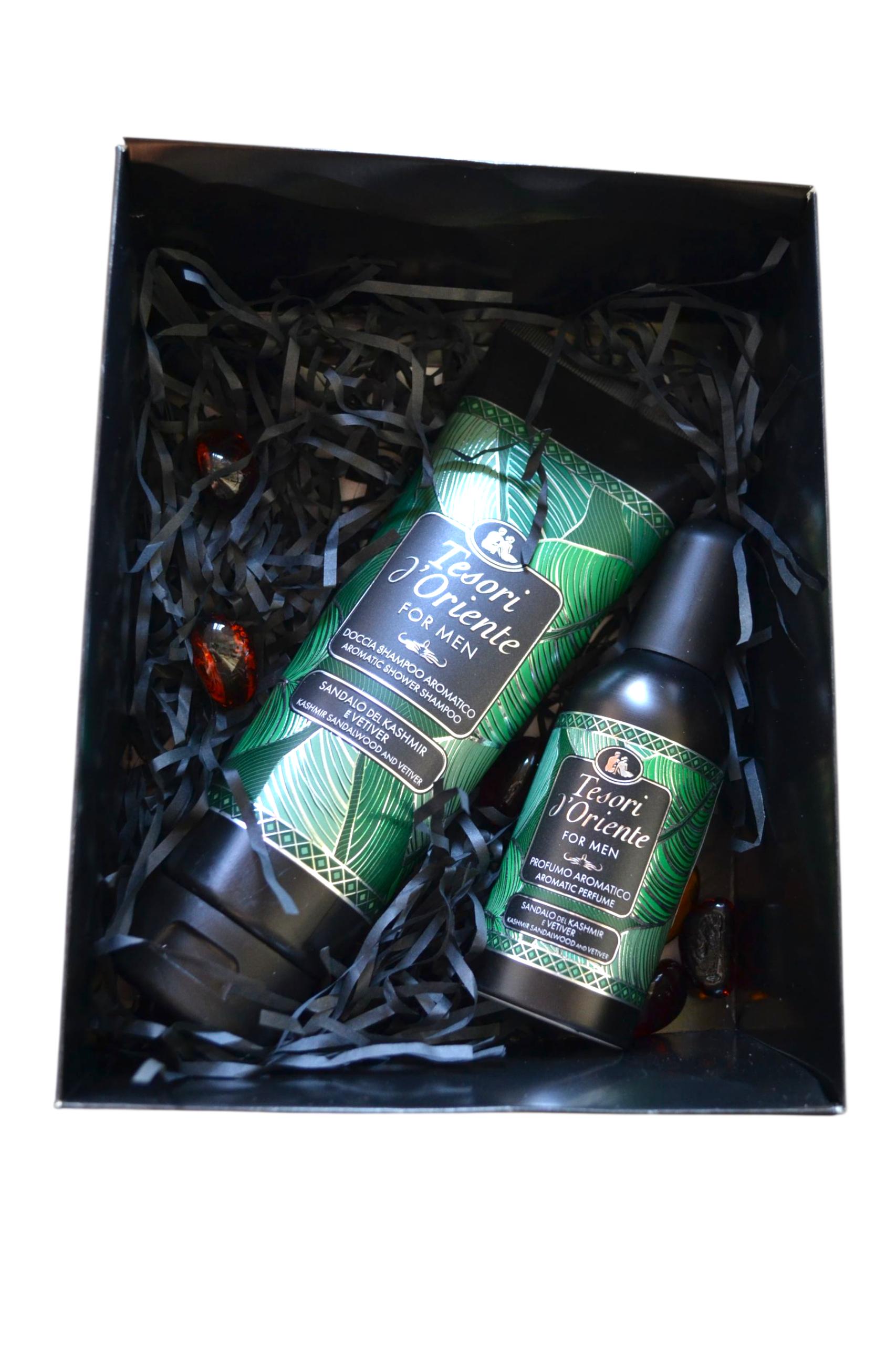 Набор мужских средств Tesori dʻOriente Kashmir Sandalwood & Vetiver туалетная вода и геля 2 позиции в упаковке (011112)