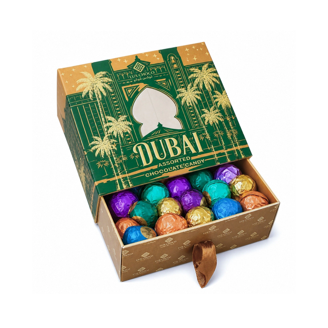 Конфеты дубайские Assorted LUX CHOCO 1 кг с разными начинками (38904506)